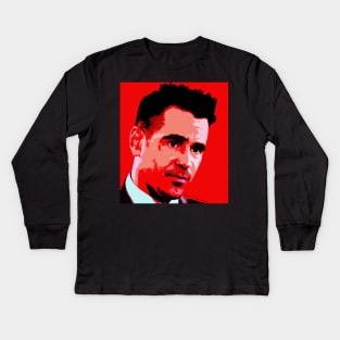 colin farrell Kids Long Sleeve T-Shirt